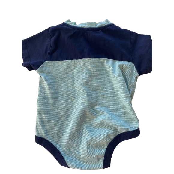 Ben Sherman 6-9 month 100% cotton tee shirt onsie - Picture 5 of 6